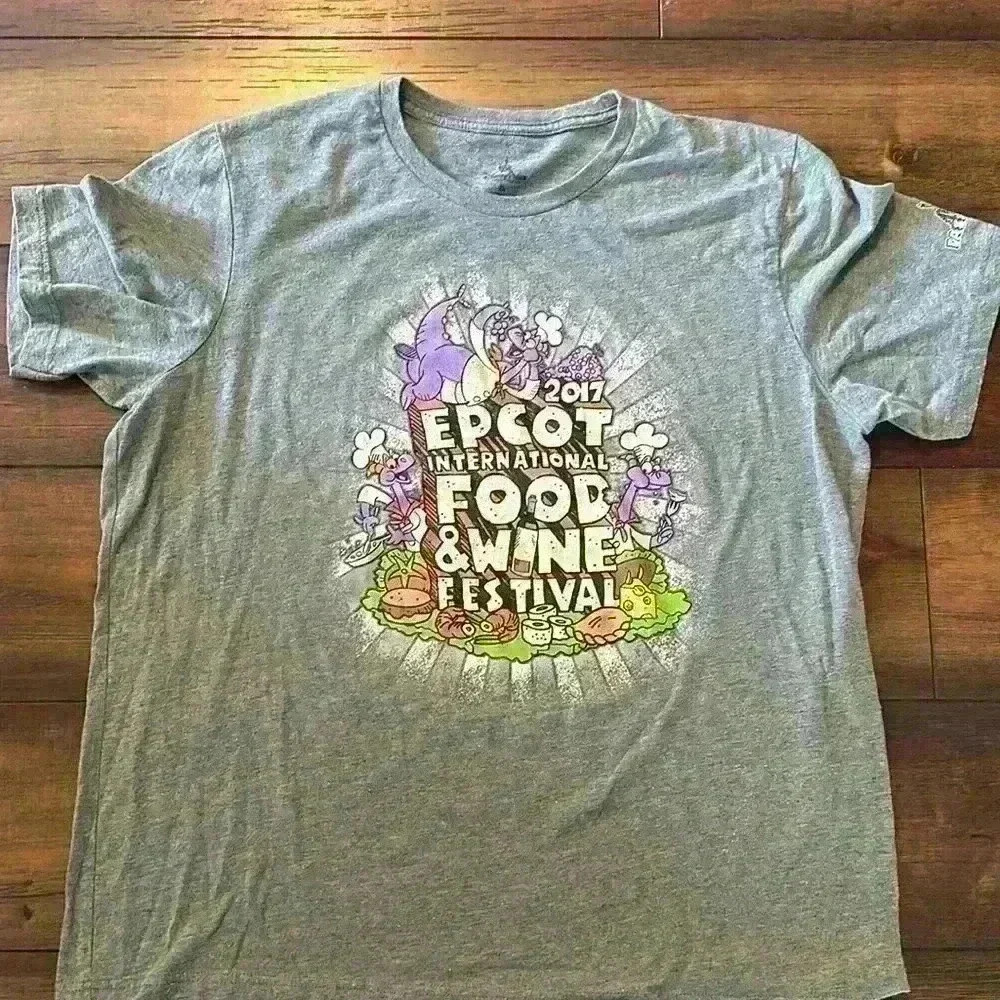 Disney World Epcot vintage T-shirt, 2017 food and wine festival passholder